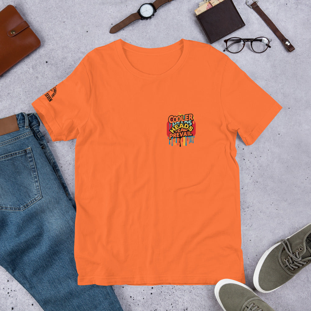 Cooler Heads Prevail tee by Agape Seven – calm spirit, strong faith