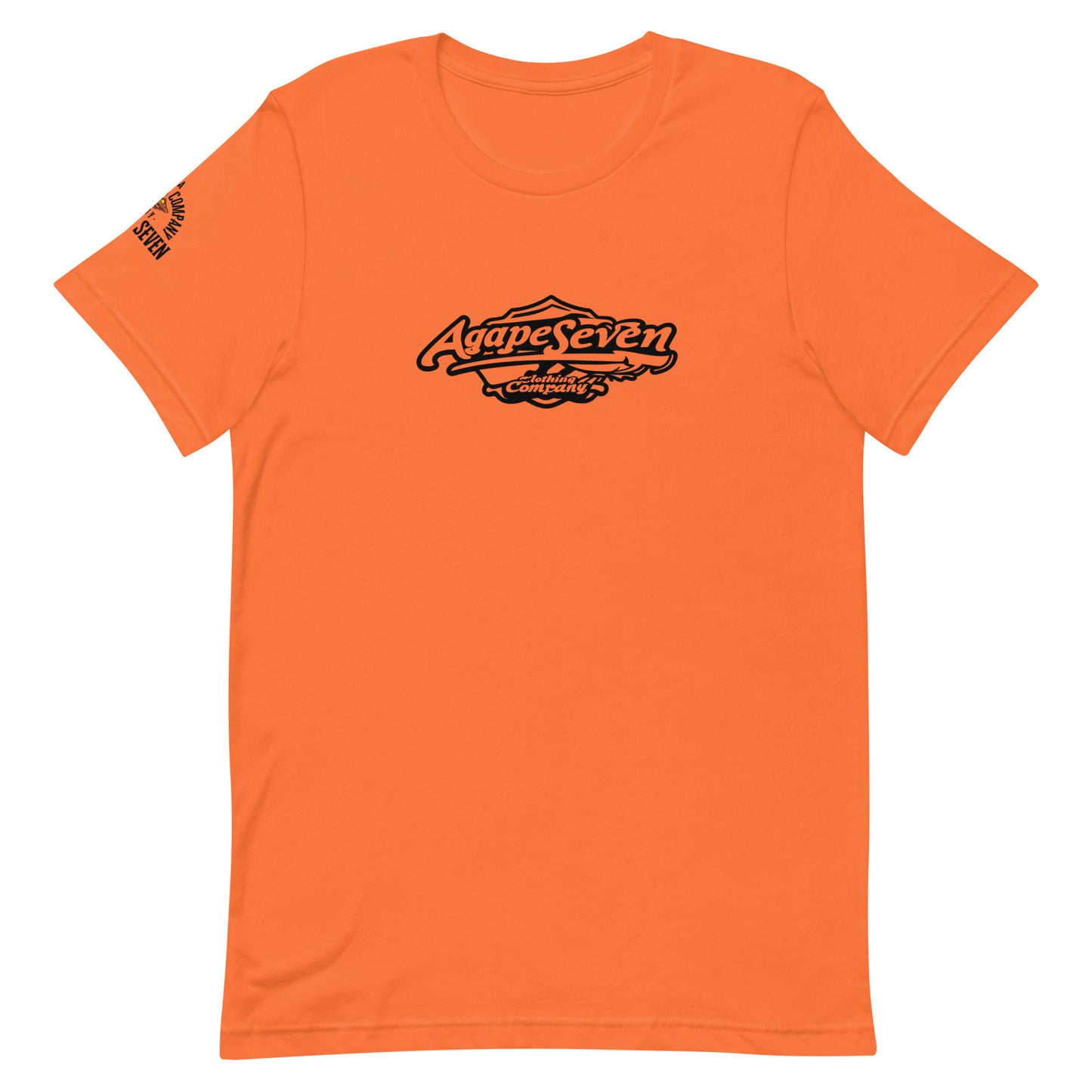 Agape Seven Christian tee asking “What Is Love” – gospel-inspired design