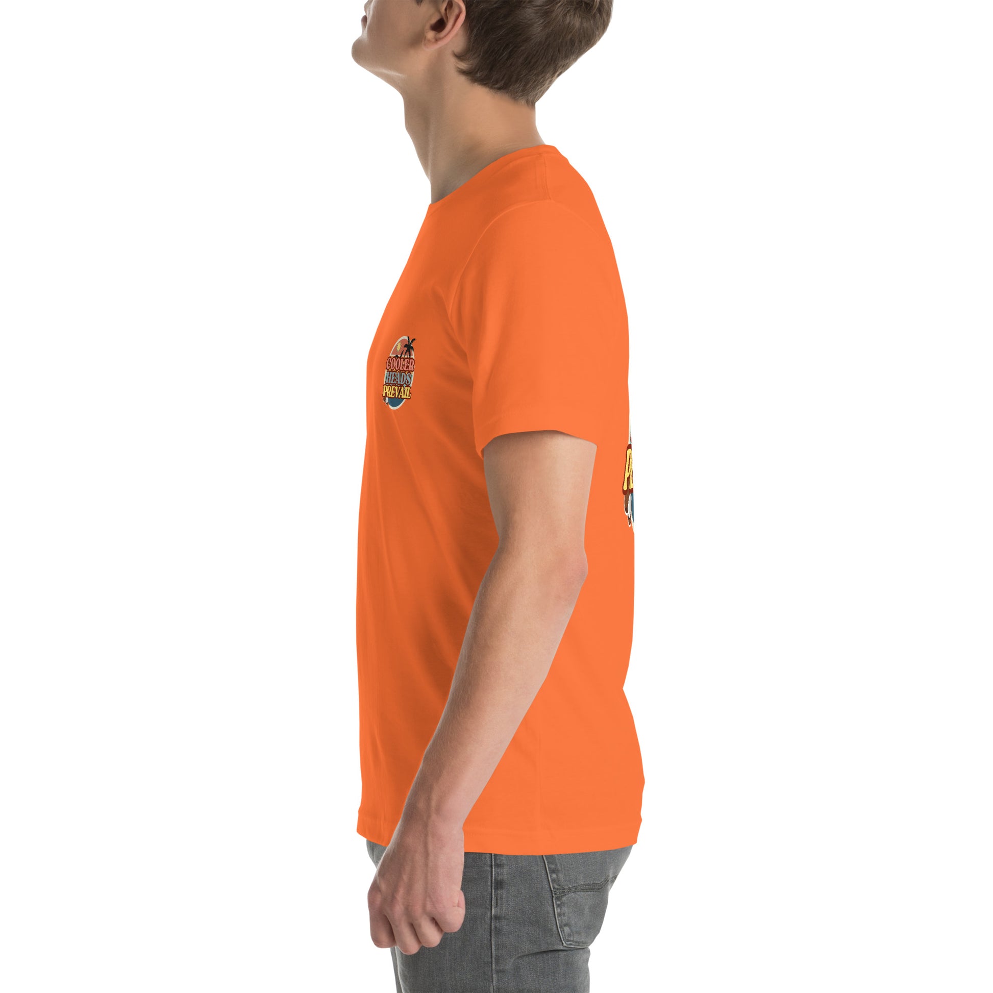 Composed and confident – Agape Seven Cooler Heads Prevail shirt