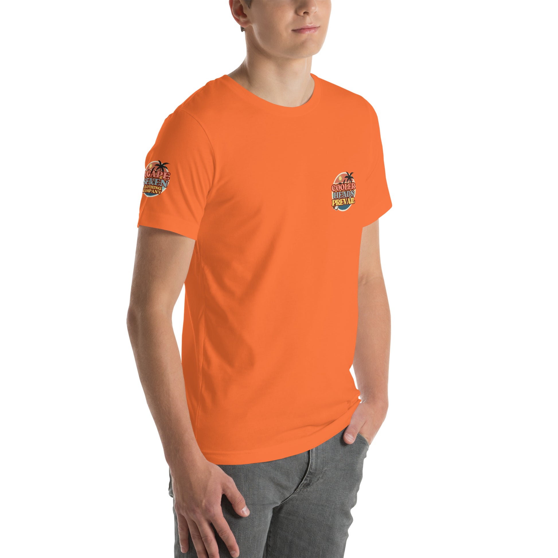 Composed and confident – Agape Seven Cooler Heads Prevail shirt