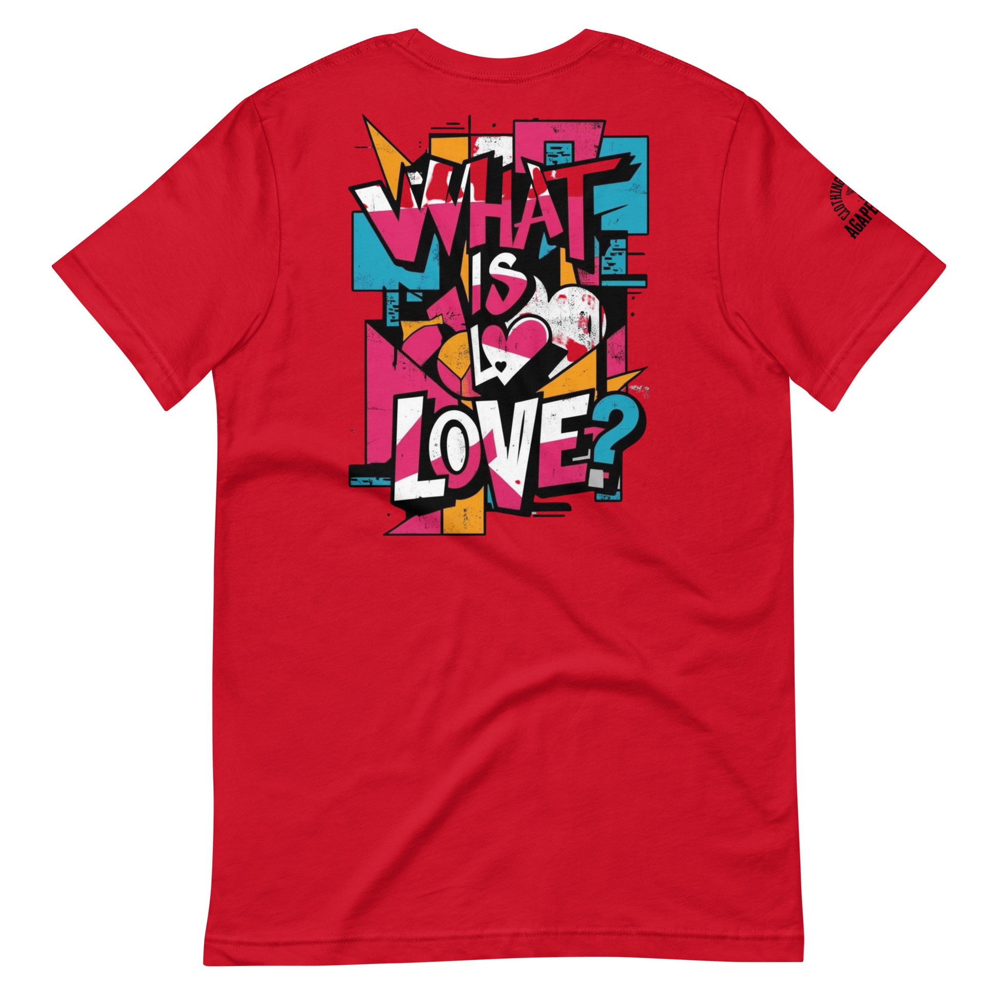 Words that echo – What Is Love shirt by Agape Seven