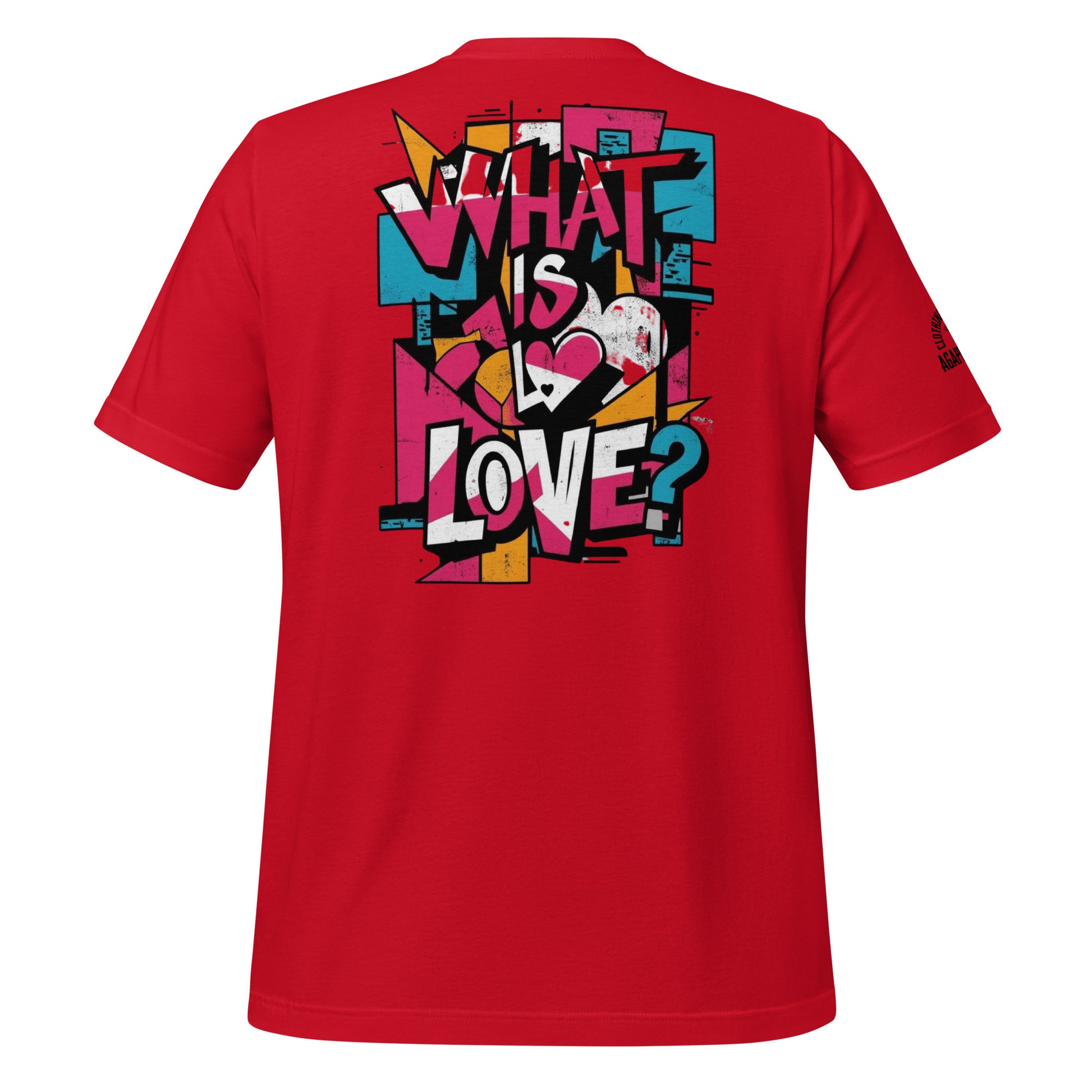 Words that echo – What Is Love shirt by Agape Seven