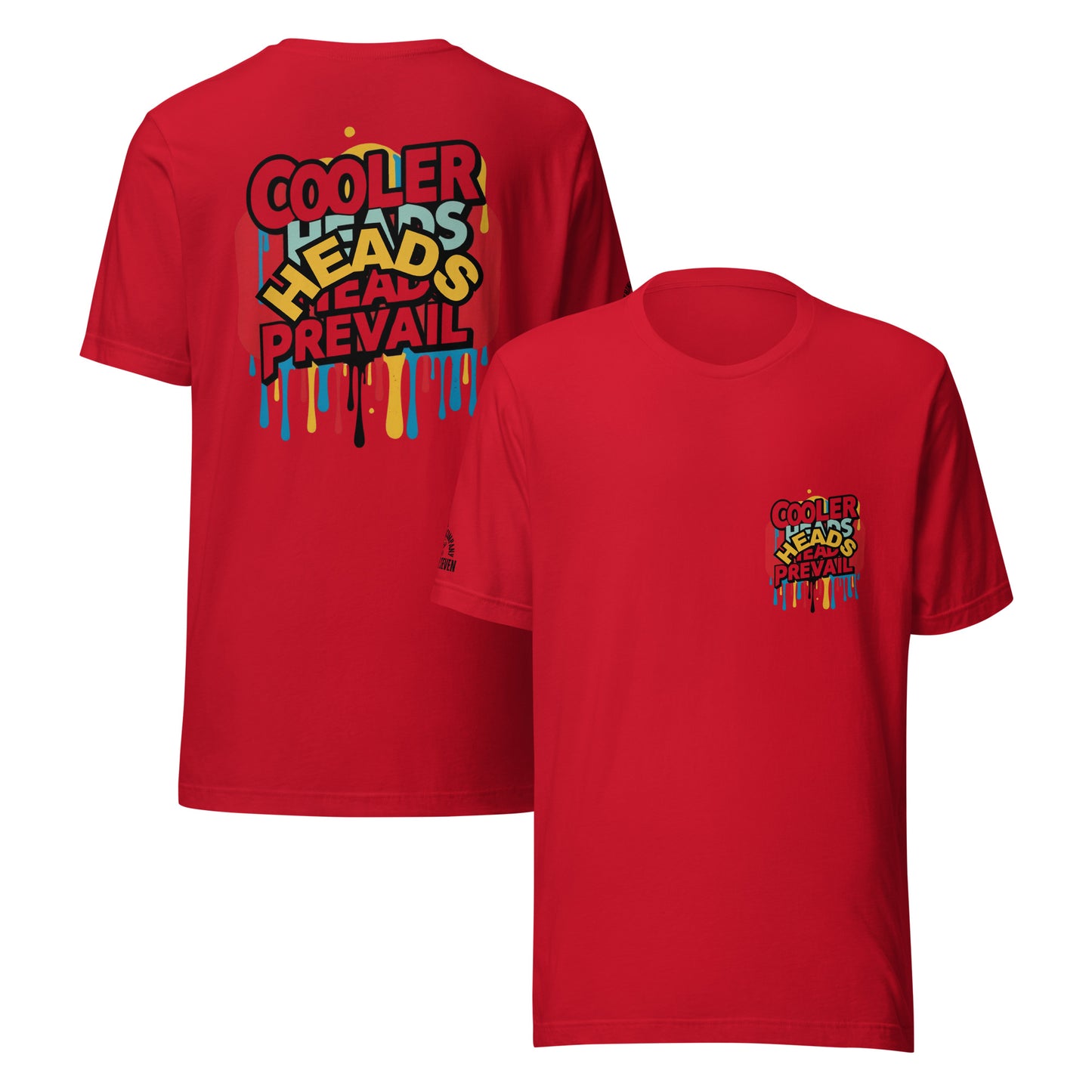 Agape Seven tee whispering calm in chaos – Cooler Heads Prevail