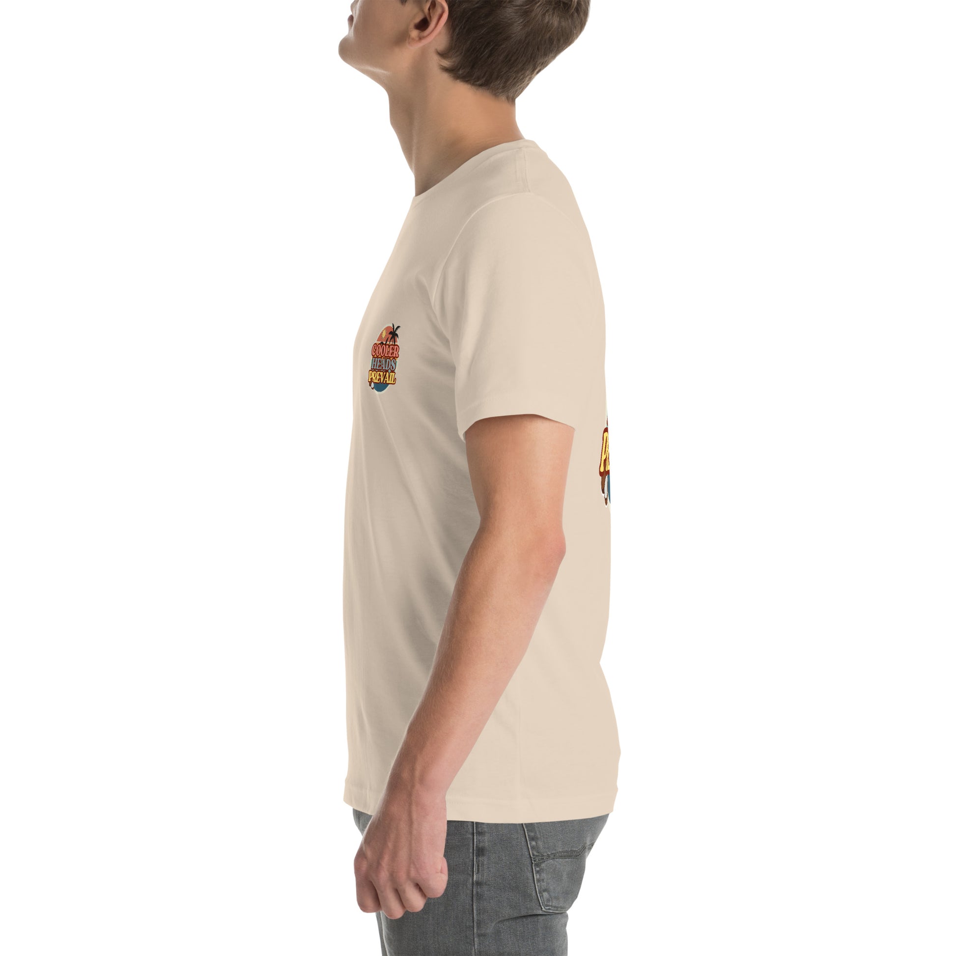 Composed and confident – Agape Seven Cooler Heads Prevail shirt