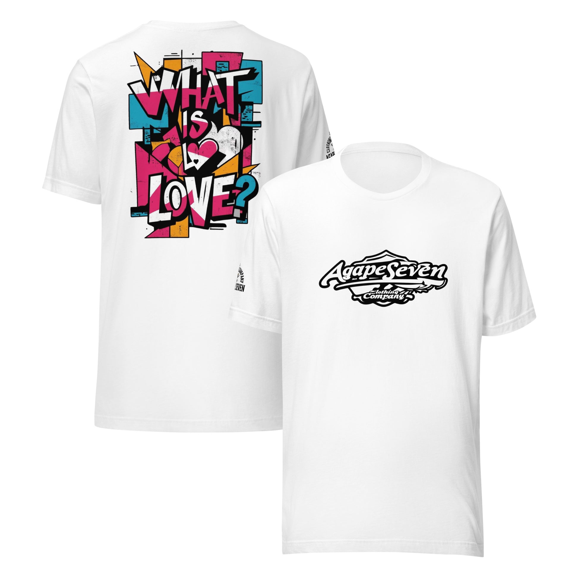 Words that echo – What Is Love shirt by Agape Seven