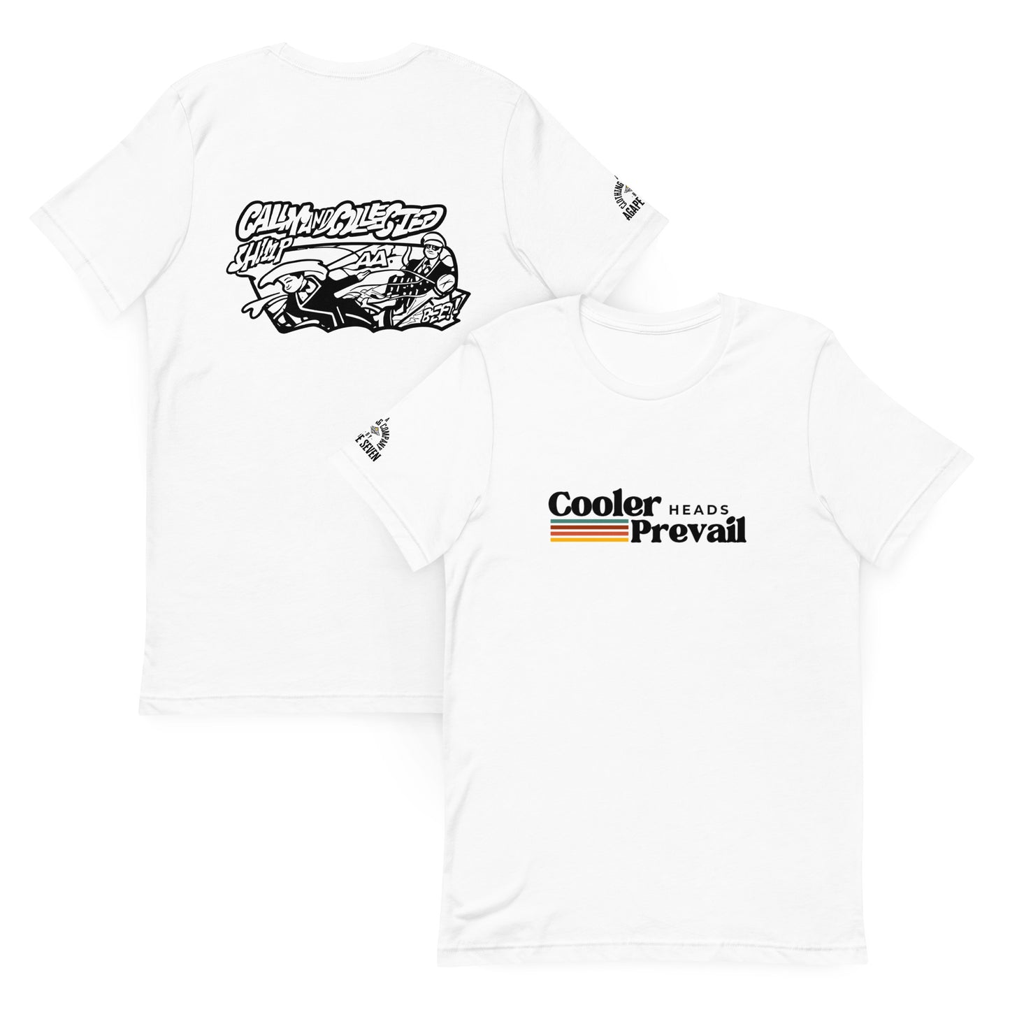 Cooler Heads Prevail tee by Agape Seven – calm is power