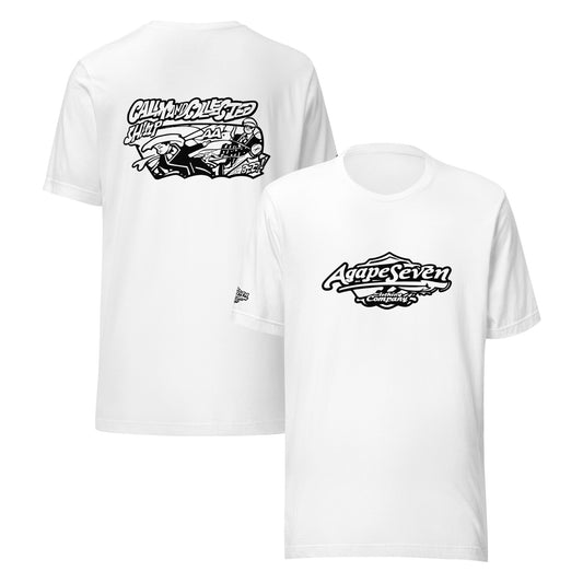 Bold calm in chaos – Cooler Heads Prevail T-shirt by Agape Seven