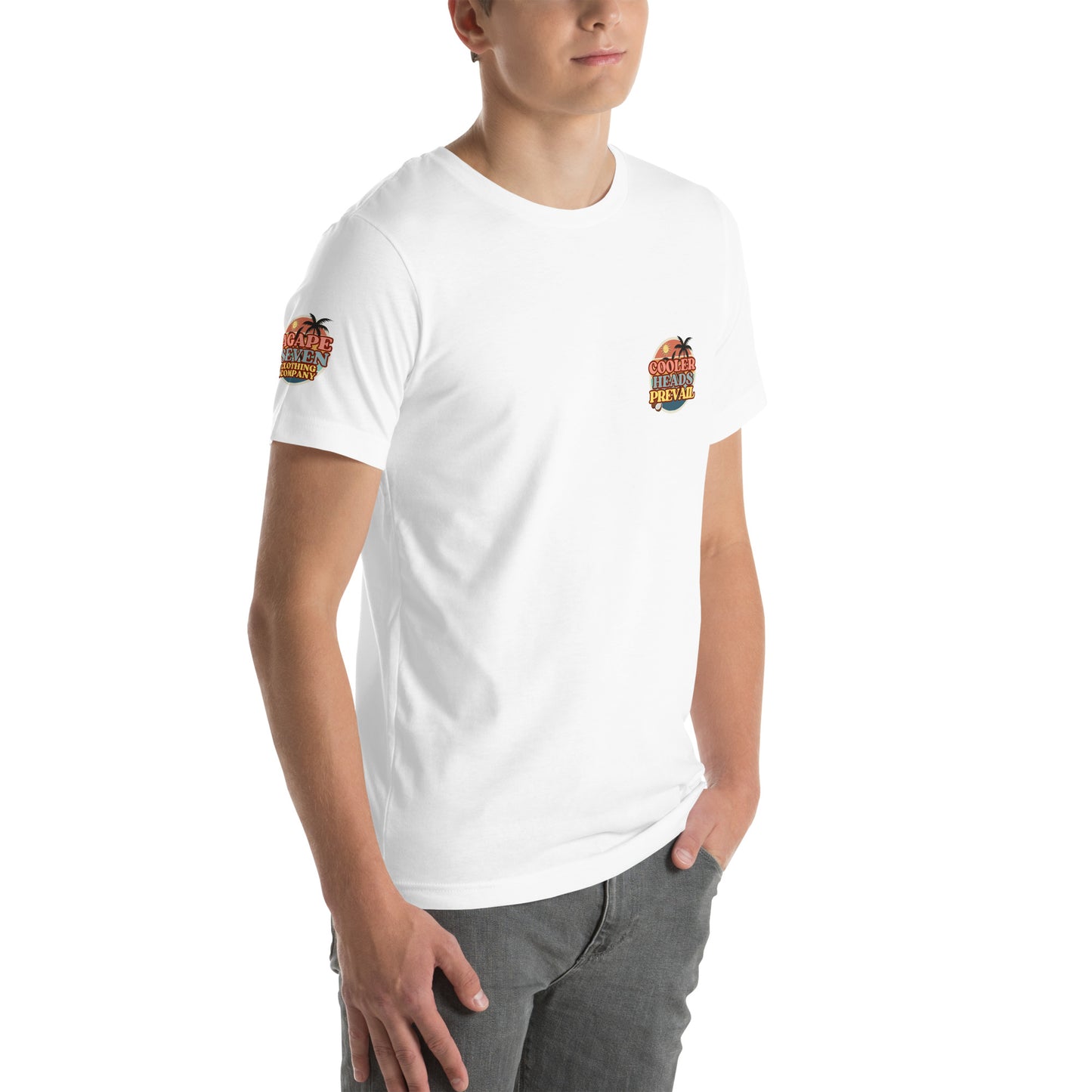 Composed and confident – Agape Seven Cooler Heads Prevail shirt