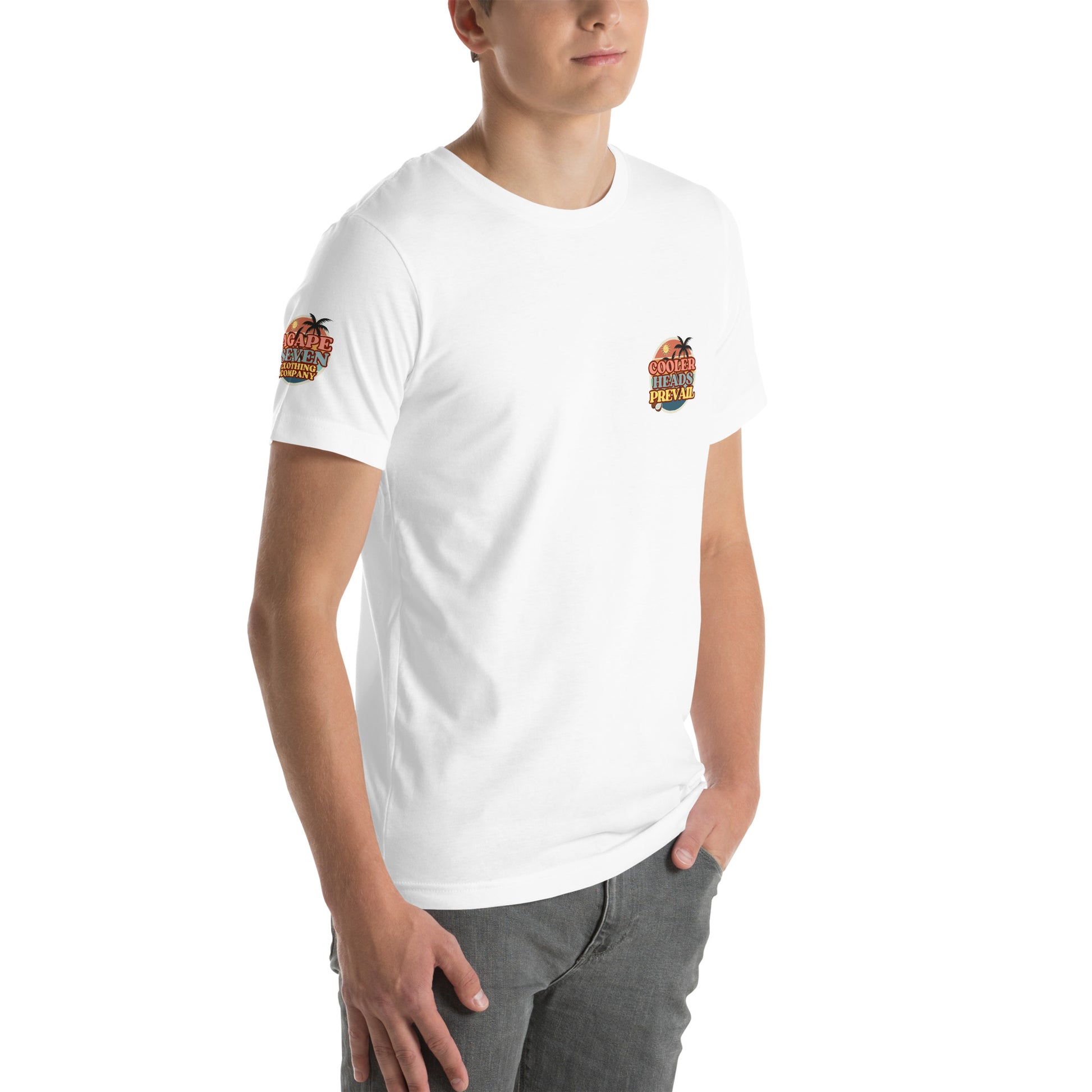 Composed and confident – Agape Seven Cooler Heads Prevail shirt