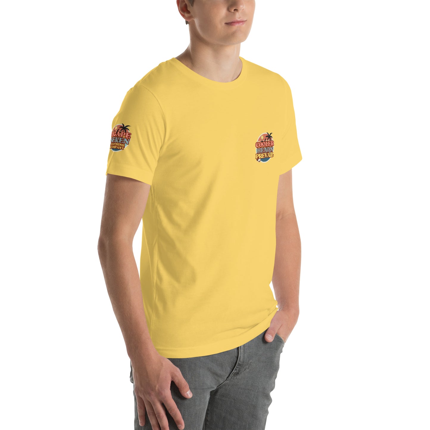 Composed and confident – Agape Seven Cooler Heads Prevail shirt